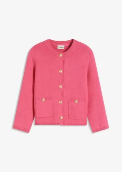 bonprix Bekleidung·Umstandsmode|Bekleidung·Jeans^Strickjacke aus Baumwolle pink