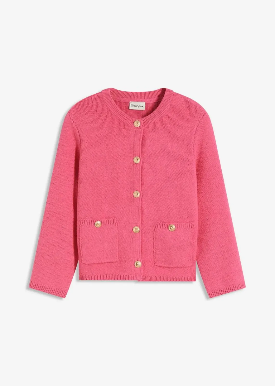 bonprix Bekleidung·Umstandsmode|Bekleidung·Jeans^Strickjacke aus Baumwolle pink