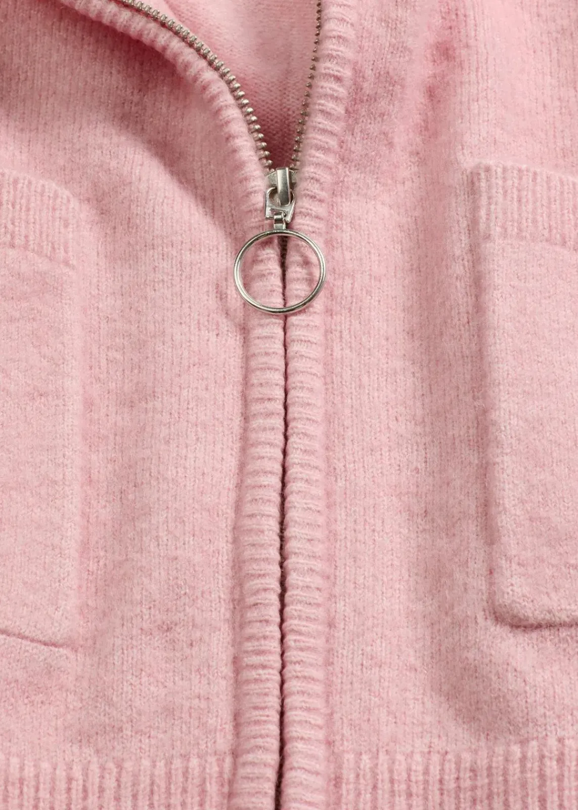 bonprix Bekleidung·Umstandsmode|Strickmode^Strickjacke mit Reißverschluss aschrosa