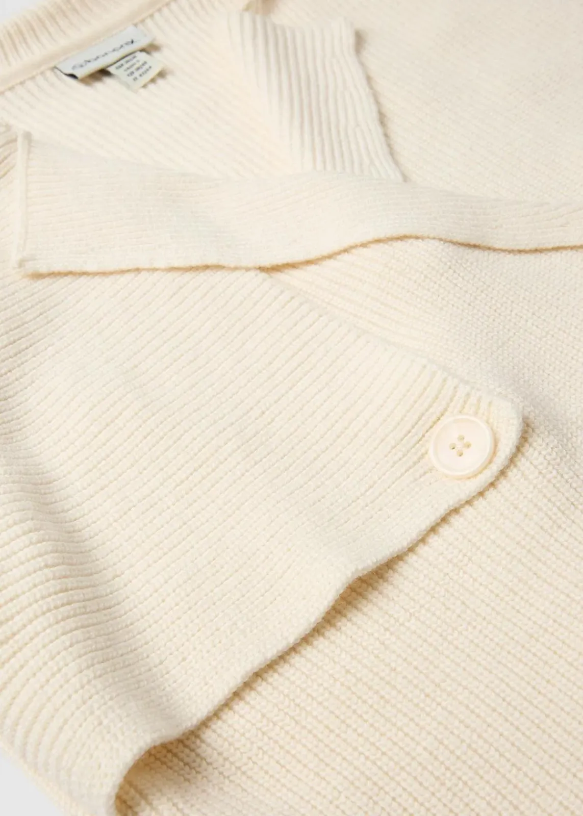 bonprix Pullover & Strickjacken|Strickmode^Strickjacke mit Wolle naturbeige