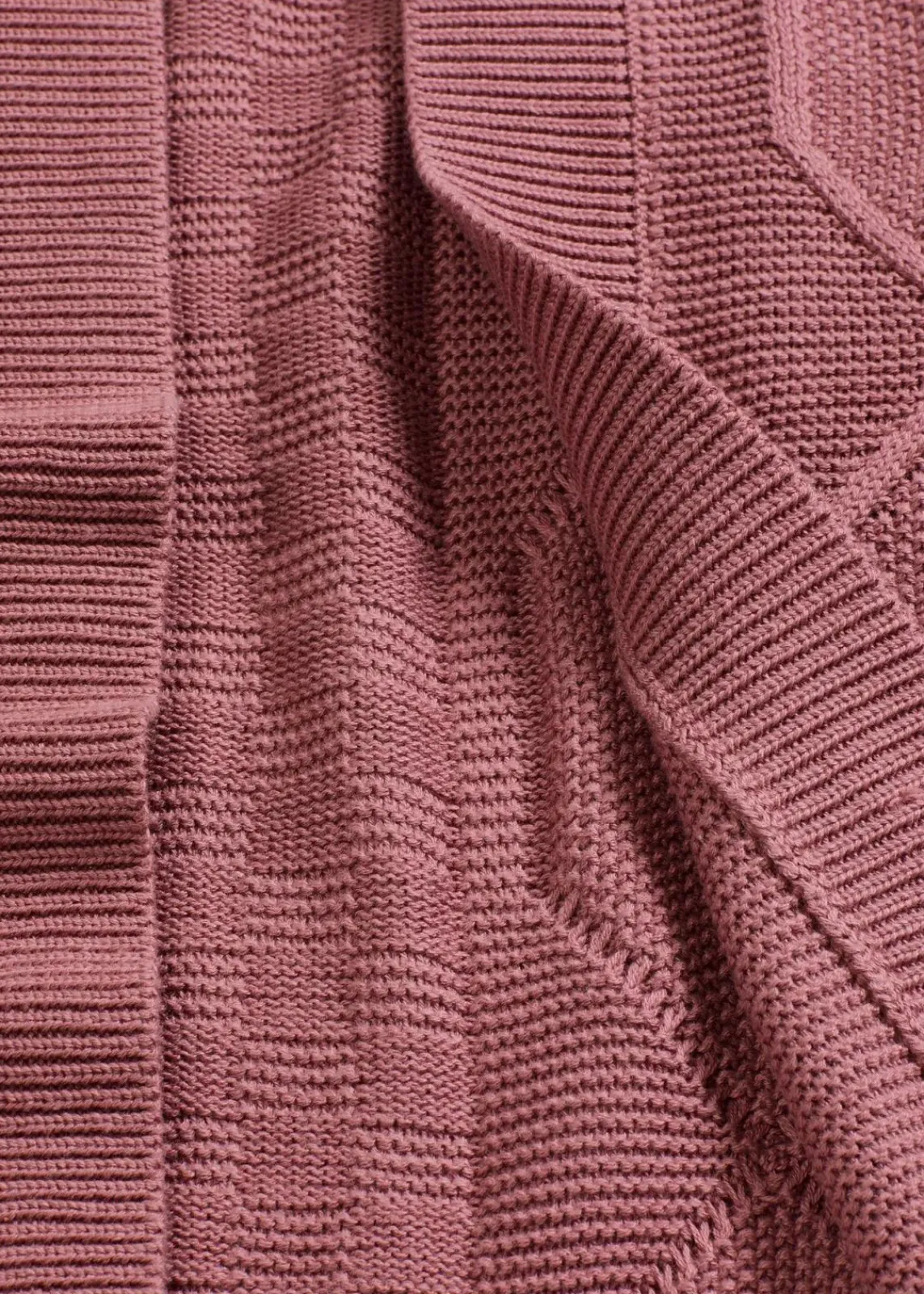bonprix Pullover & Strickjacken|Strickmode^Strickjacke mit Zopfmuster softbeere