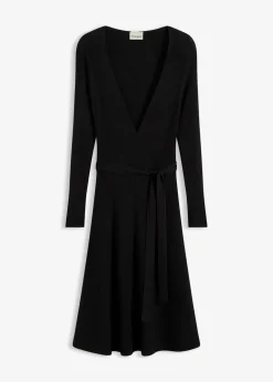 bonprix Bekleidung·Umstandsmode|Bekleidung·Pullover & Strickjacken^Strickkleid schwarz