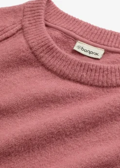 bonprix Kleider|Strickmode^Strickkleid softbeere meliert