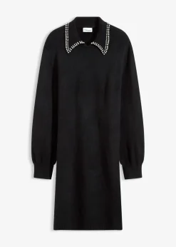bonprix Bekleidung·Umstandsmode|Bekleidung·Pullover & Strickjacken^Strickkleid schwarz