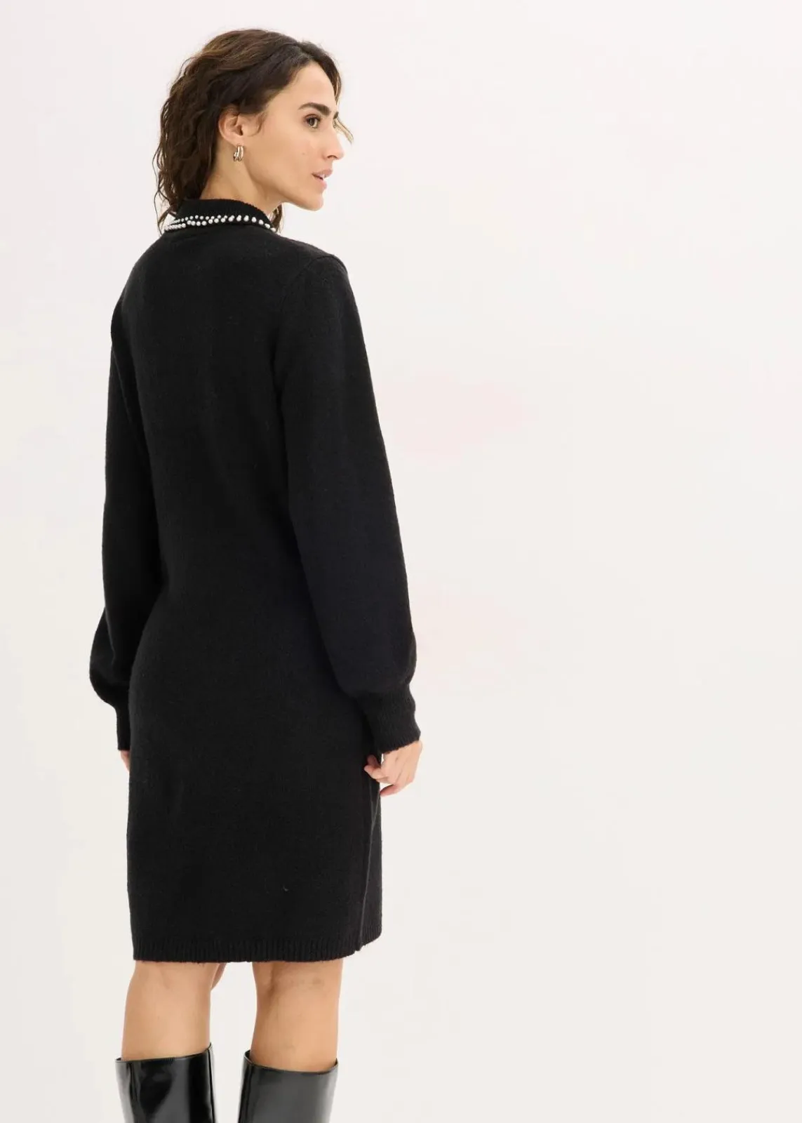 bonprix Bekleidung·Umstandsmode|Bekleidung·Pullover & Strickjacken^Strickkleid schwarz