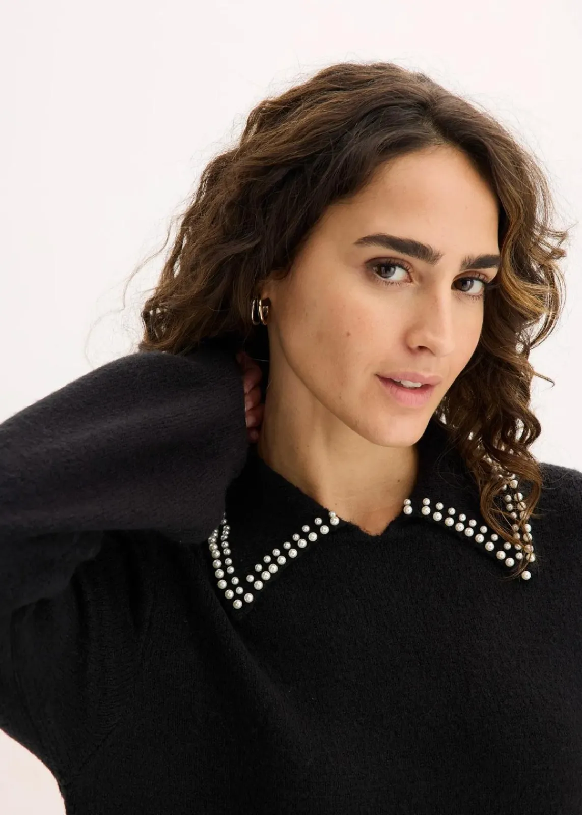bonprix Bekleidung·Umstandsmode|Bekleidung·Pullover & Strickjacken^Strickkleid schwarz