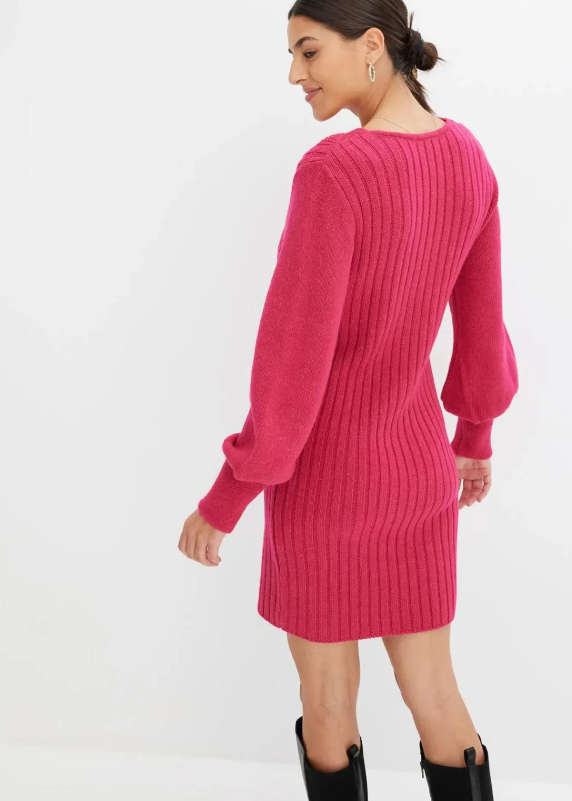 bonprix Bekleidung·Umstandsmode|Bekleidung·Pullover & Strickjacken^Strickkleid pink