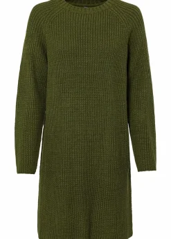 bonprix Bekleidung·Umstandsmode|Strickmode^Strickkleid dunkelkhaki