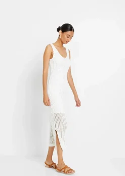 bonprix Bekleidung·Umstandsmode|Strickmode^Strickkleid wollweiß