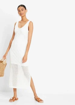 bonprix Bekleidung·Umstandsmode|Strickmode^Strickkleid wollweiß