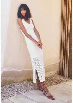 bonprix Bekleidung·Umstandsmode|Strickmode^Strickkleid wollweiß