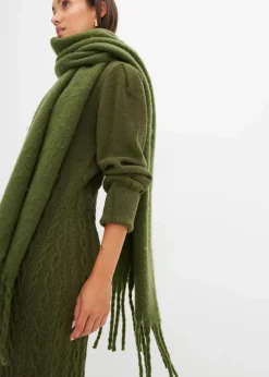 bonprix Strickmode|Kleider^Strickkleid khaki