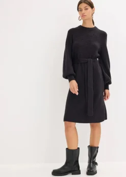 bonprix Bekleidung·Umstandsmode|Bekleidung·Pullover & Strickjacken^Strickkleid schwarz