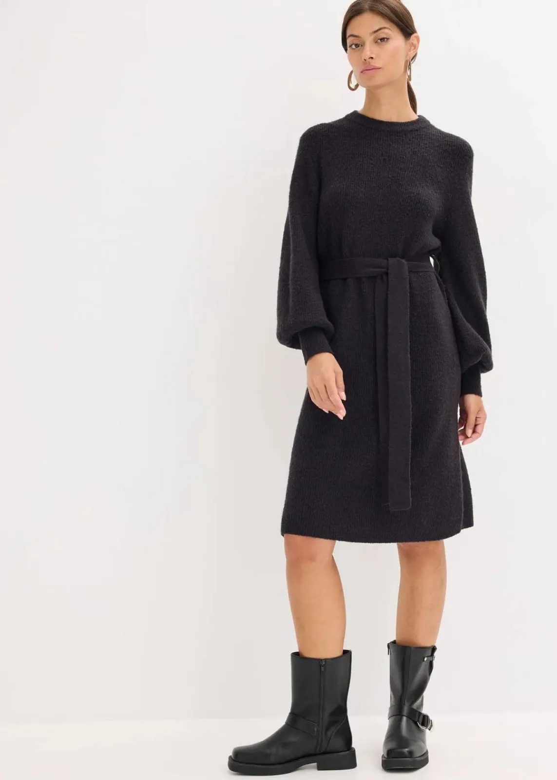 bonprix Bekleidung·Umstandsmode|Bekleidung·Pullover & Strickjacken^Strickkleid schwarz