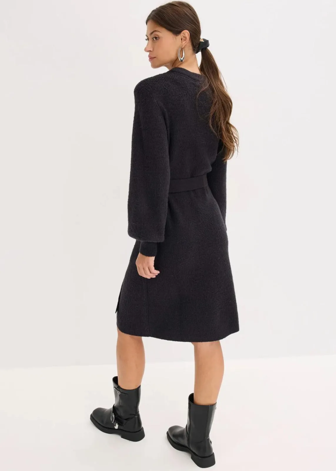 bonprix Bekleidung·Umstandsmode|Bekleidung·Pullover & Strickjacken^Strickkleid schwarz