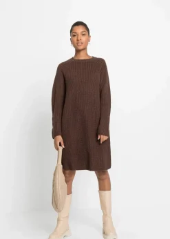 bonprix Bekleidung·Umstandsmode|Strickmode^Strickkleid braun