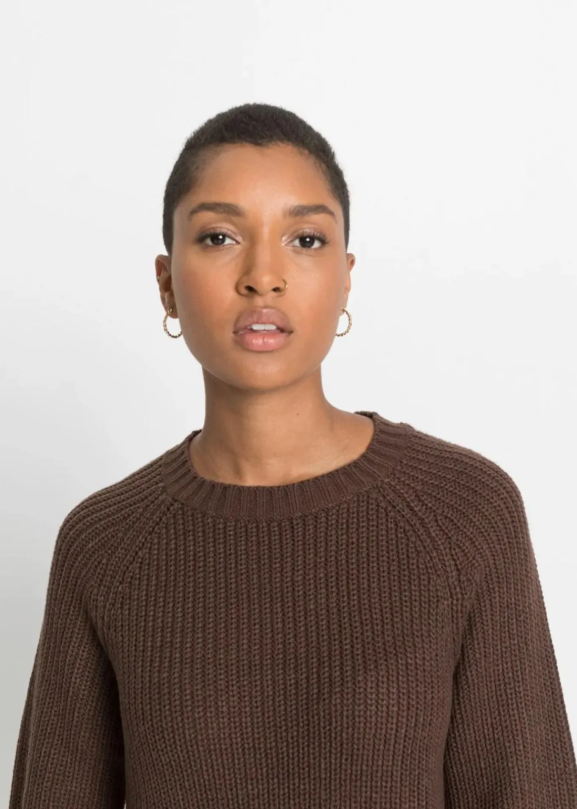 bonprix Bekleidung·Umstandsmode|Strickmode^Strickkleid braun