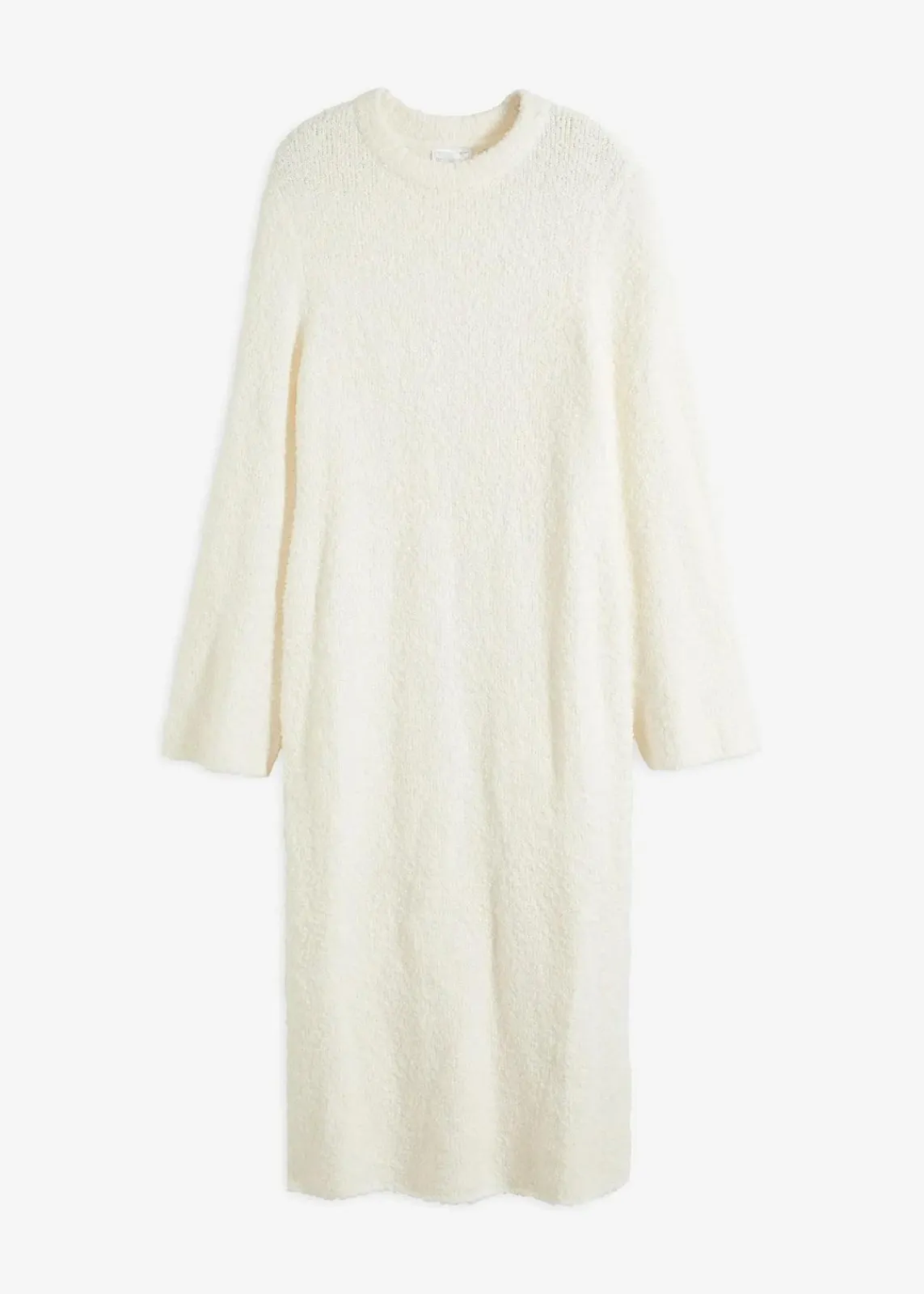 bonprix Bekleidung·Umstandsmode|Bekleidung·Pullover & Strickjacken^Strickkleid aus Bouclé wollweiß
