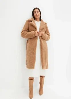 bonprix Bekleidung·Umstandsmode|Bekleidung·Pullover & Strickjacken^Strickkleid aus Bouclé wollweiß