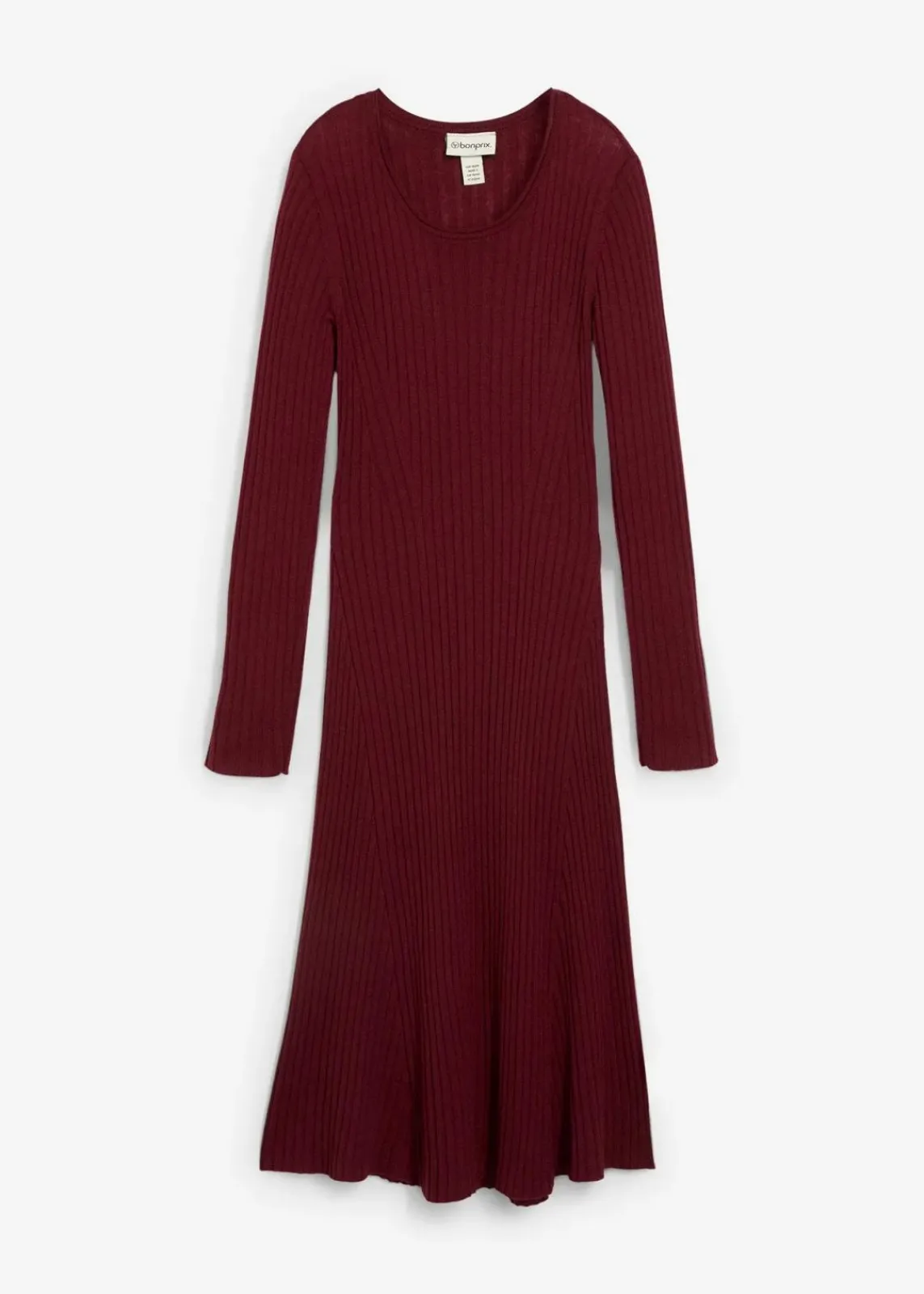 bonprix Bekleidung·Umstandsmode|Bekleidung·Pullover & Strickjacken^Strickkleid aus Merinowolle ahornrot