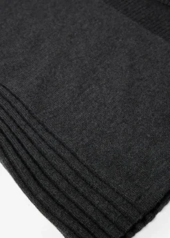bonprix Bekleidung·Umstandsmode|Strickmode^Strickkleid aus Merinowolle anthrazit meliert