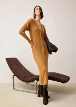 bonprix Bekleidung·Umstandsmode|Strickmode^Strickkleid aus Merinowolle haselnuss