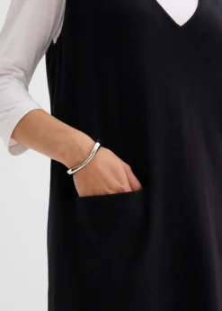 bonprix Bekleidung·Umstandsmode|Strickmode^Strickkleid aus reiner Baumwolle schwarz