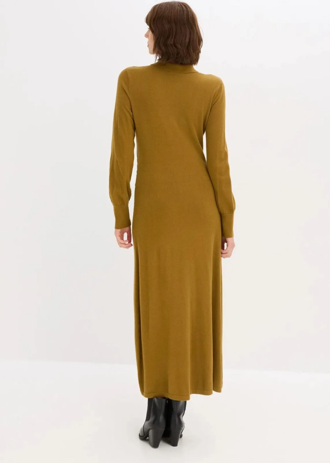 bonprix Bekleidung·Umstandsmode|Bekleidung·Pullover & Strickjacken^Strickkleid aus softem Viskose-Mix mistelgrün