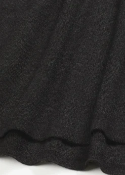 bonprix Kleider|Strickmode^Strickkleid aus softem Viskose-Mix anthrazit meliert