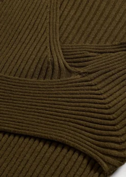 bonprix Bekleidung·Umstandsmode|Bekleidung·Pullover & Strickjacken^Strickkleid aus Viskose-Mix erdoliv