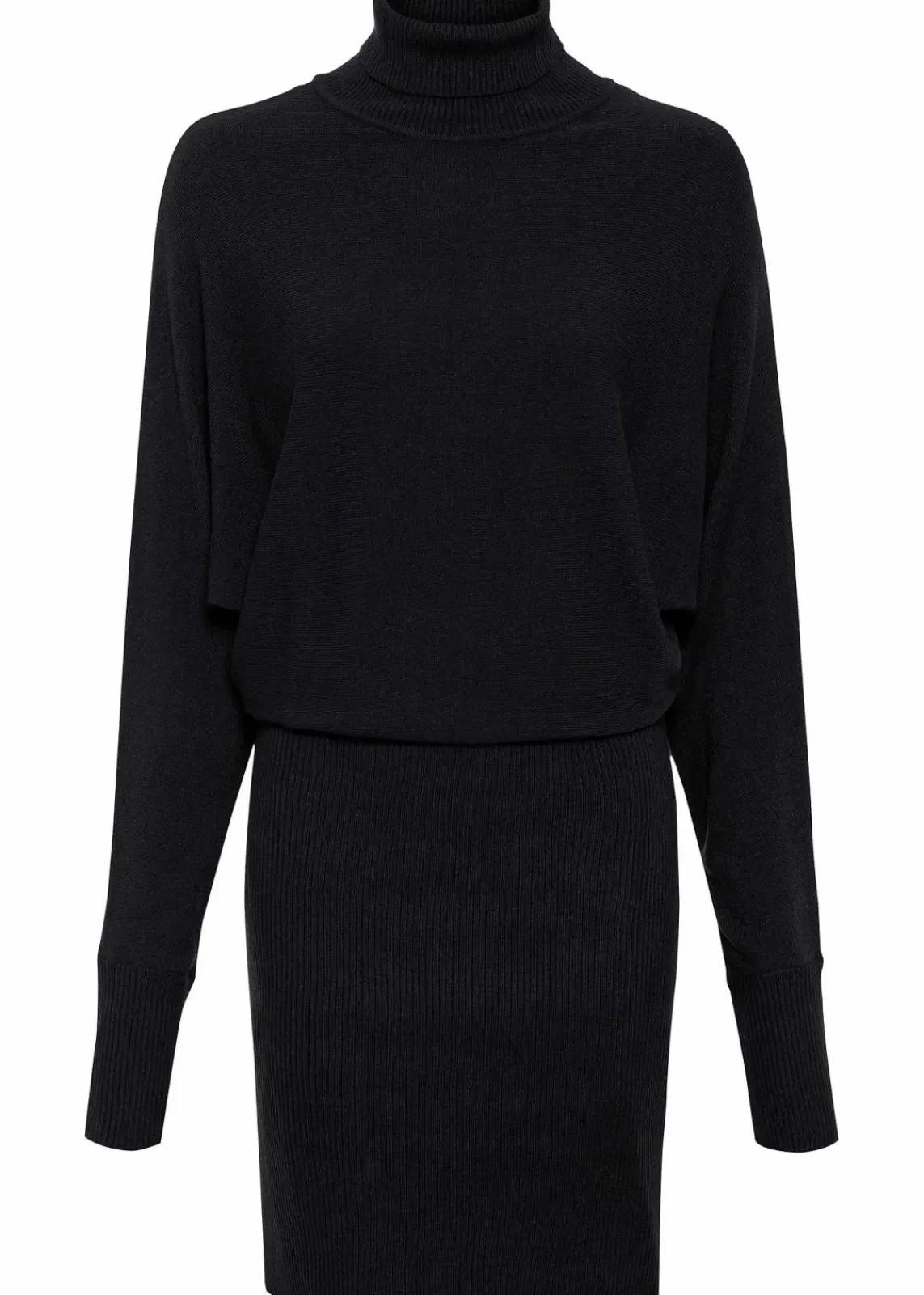 bonprix Bekleidung·Umstandsmode|Strickmode^Strickkleid aus Viskose-Mix schwarz