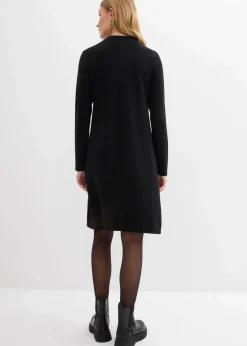 bonprix Bekleidung·Umstandsmode|Strickmode^Strickkleid in A-Linie schwarz