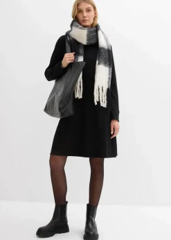 bonprix Bekleidung·Umstandsmode|Strickmode^Strickkleid in A-Linie schwarz