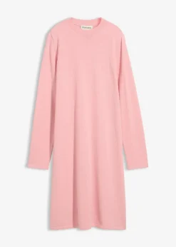 bonprix Bekleidung·Umstandsmode|Strickmode^Strickkleid in A-Linie aschrosa meliert