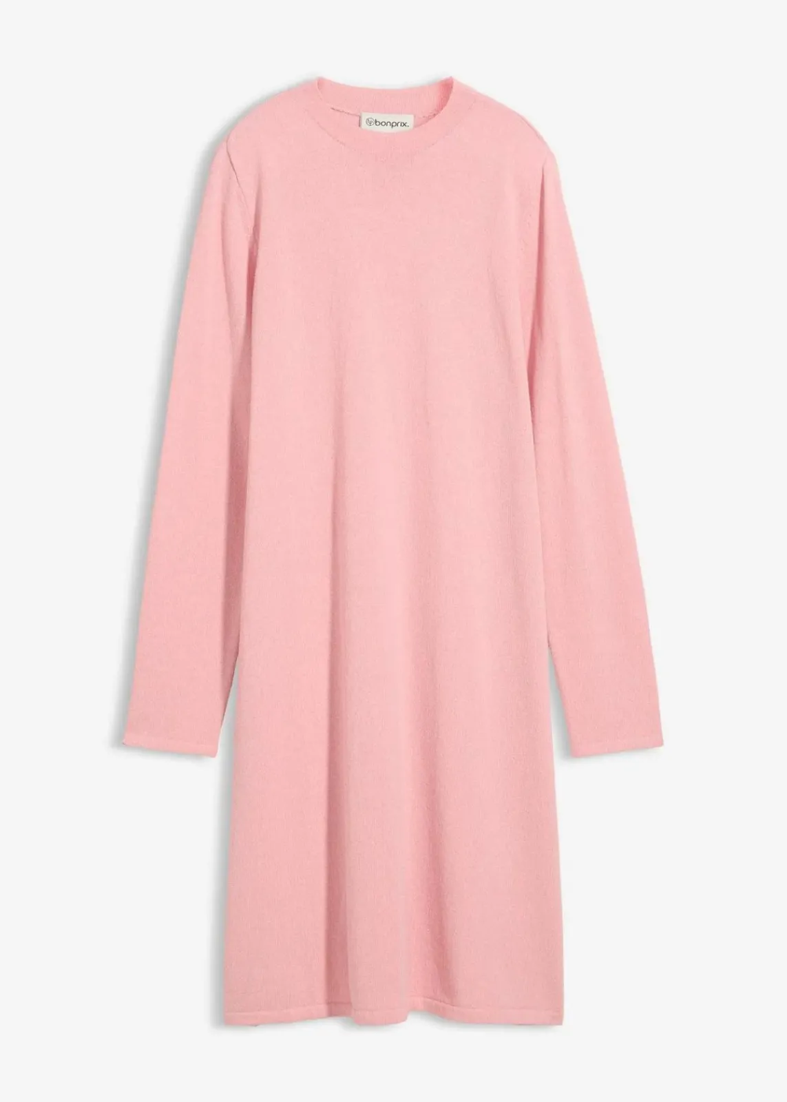 bonprix Bekleidung·Umstandsmode|Strickmode^Strickkleid in A-Linie aschrosa meliert