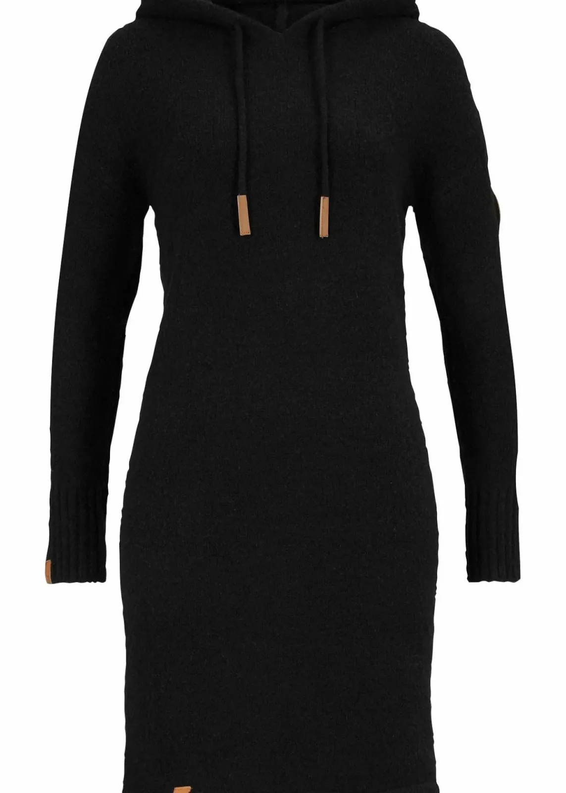 bonprix Bekleidung·Umstandsmode|Bekleidung·Pullover & Strickjacken^Strickkleid mit Kapuze schwarz