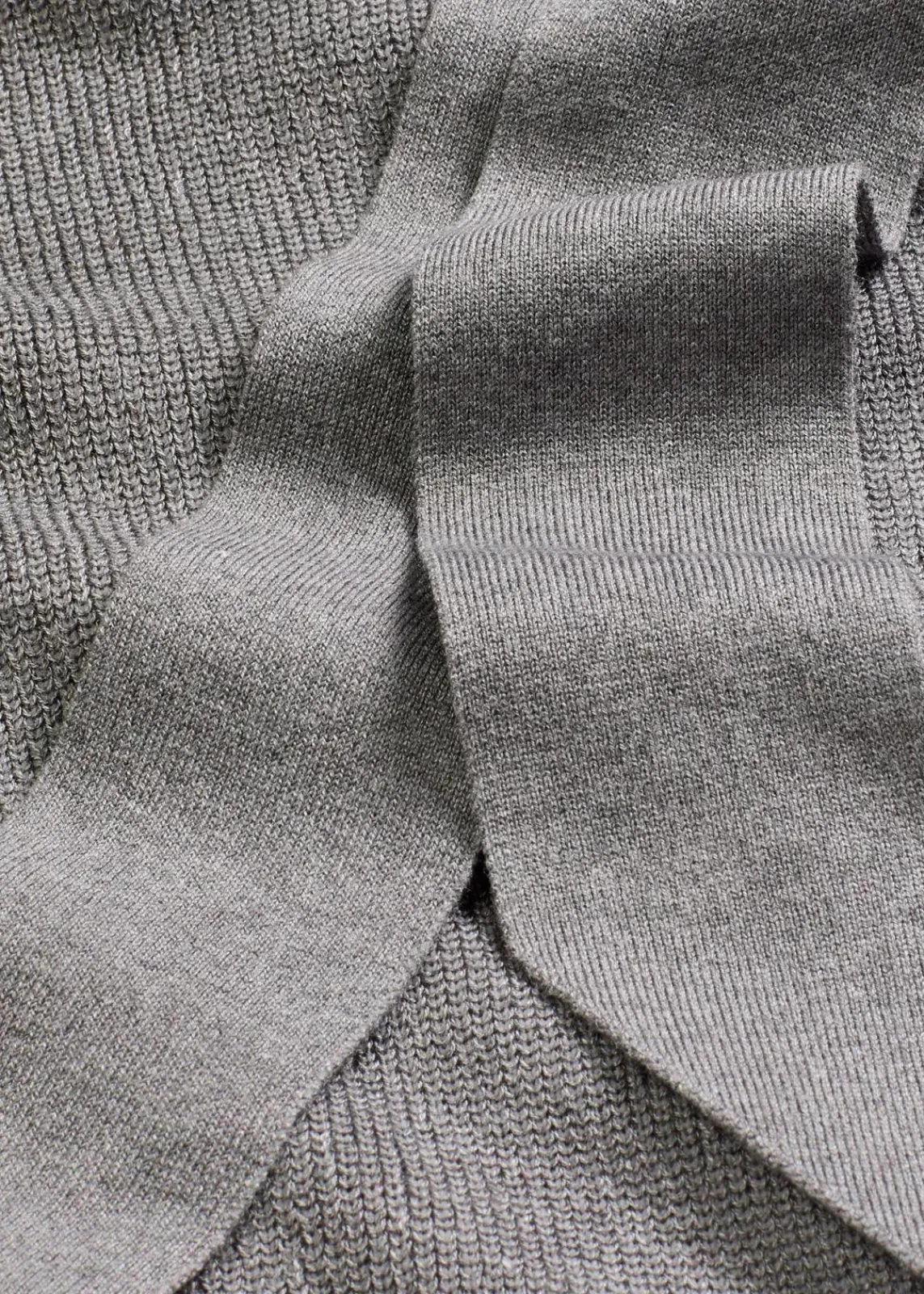 bonprix Bekleidung·Umstandsmode|Strickmode^Strickkleid mit Schleife aus softem Viskose-Mix grau meliert