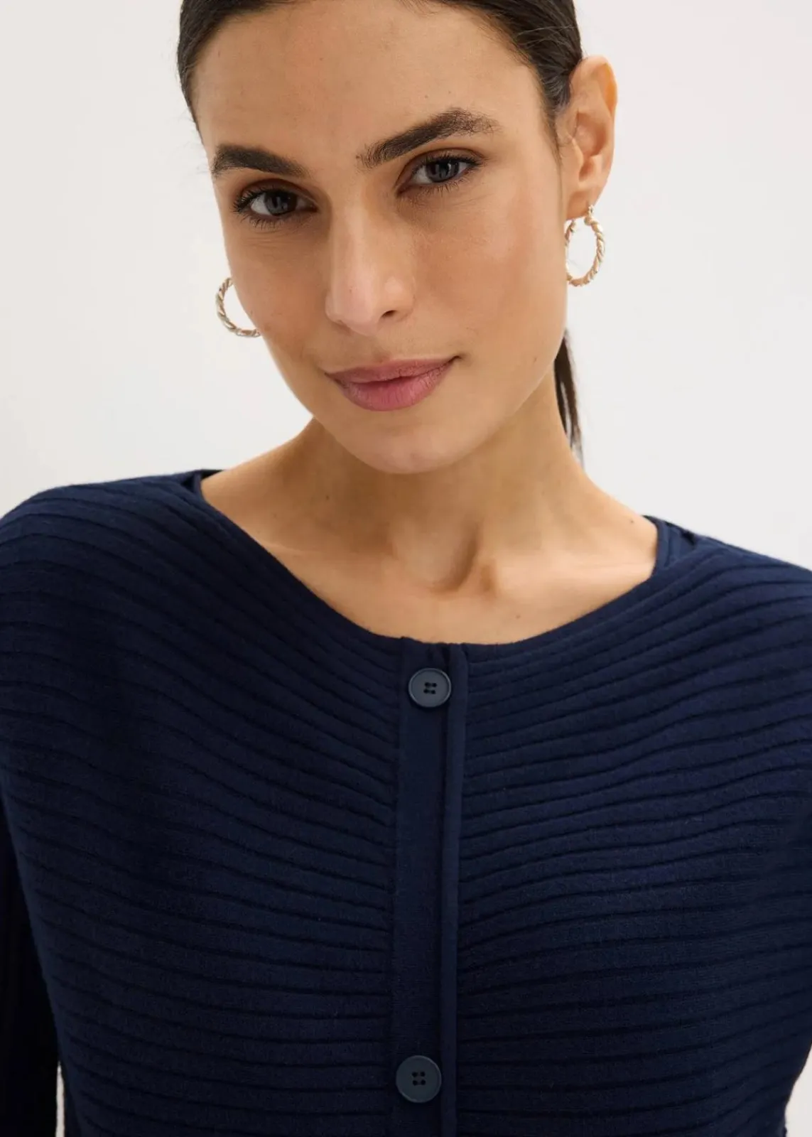 bonprix Bekleidung·Homewear|Bekleidung·Pullover & Strickjacken^Strickkleid und Weste (2-tlg.Set) dunkelblau