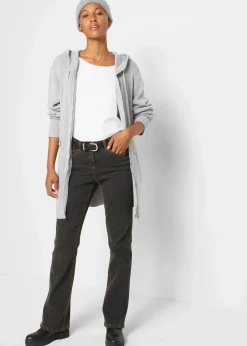 bonprix Bekleidung·Umstandsmode|Bekleidung·Jeans^Strickmantel hellgrau meliert