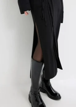 bonprix Bekleidung·Umstandsmode|Bekleidung·Jeans^Strickmantel aus softem Viskose-Mix schwarz