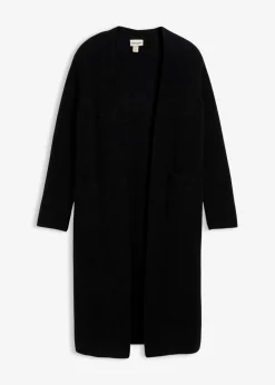 bonprix Bekleidung·Umstandsmode|Premium^Strickmantel mit Alpaka schwarz