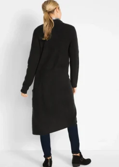 bonprix Bekleidung·Umstandsmode|Bekleidung·Jeans^Strickmantel mit aufgesetzten Taschen schwarz