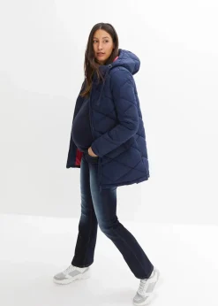 bonprix Pullover & Strickjacken|Basics^Strick-Pullover mit Rundhals-Ausschnitt dunkelblau