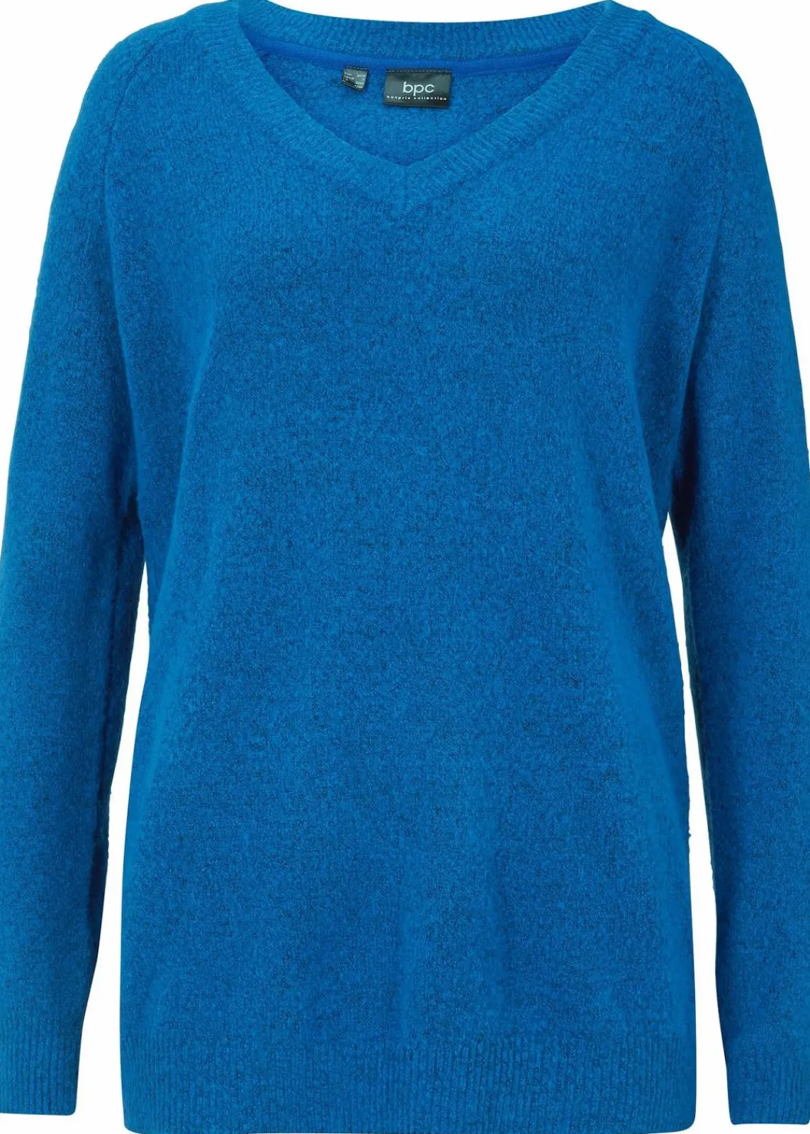 bonprix Bekleidung·Umstandsmode|Bekleidung·Jeans^Strickpullover mit V-Ausschnitt, Oversized Fit polarblau