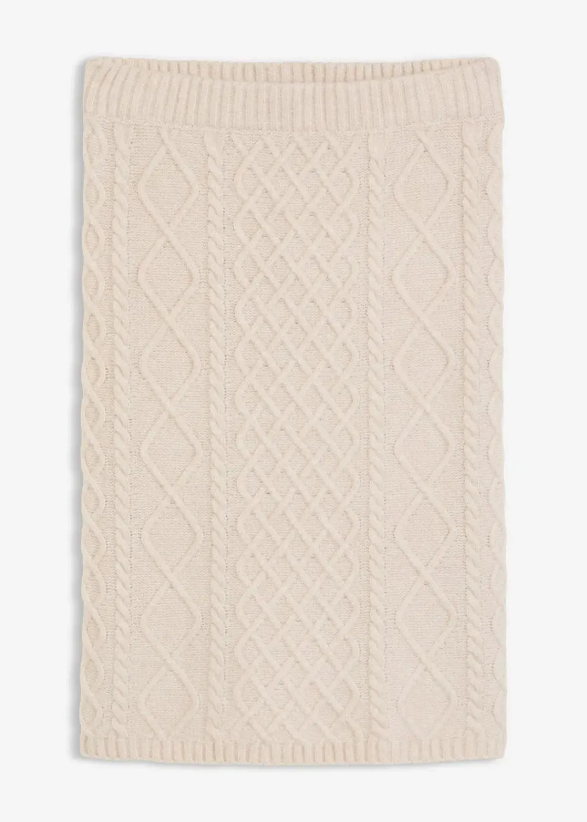 bonprix Bekleidung·Sportbekleidung|Zweiteiler & Sets^Strickrock beige meliert