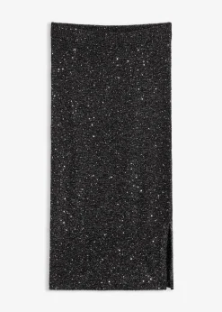 bonprix Bekleidung·Sportbekleidung|Zweiteiler & Sets^Strickrock schwarz