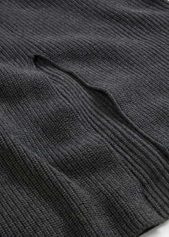 bonprix Bekleidung·Sportbekleidung|Röcke^Strickrock aus reiner Baumwolle anthrazit meliert