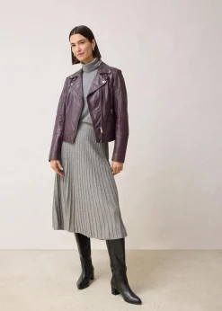 bonprix Bekleidung·Sportbekleidung|Premium^Strickrock mit Merinowolle grau meliert