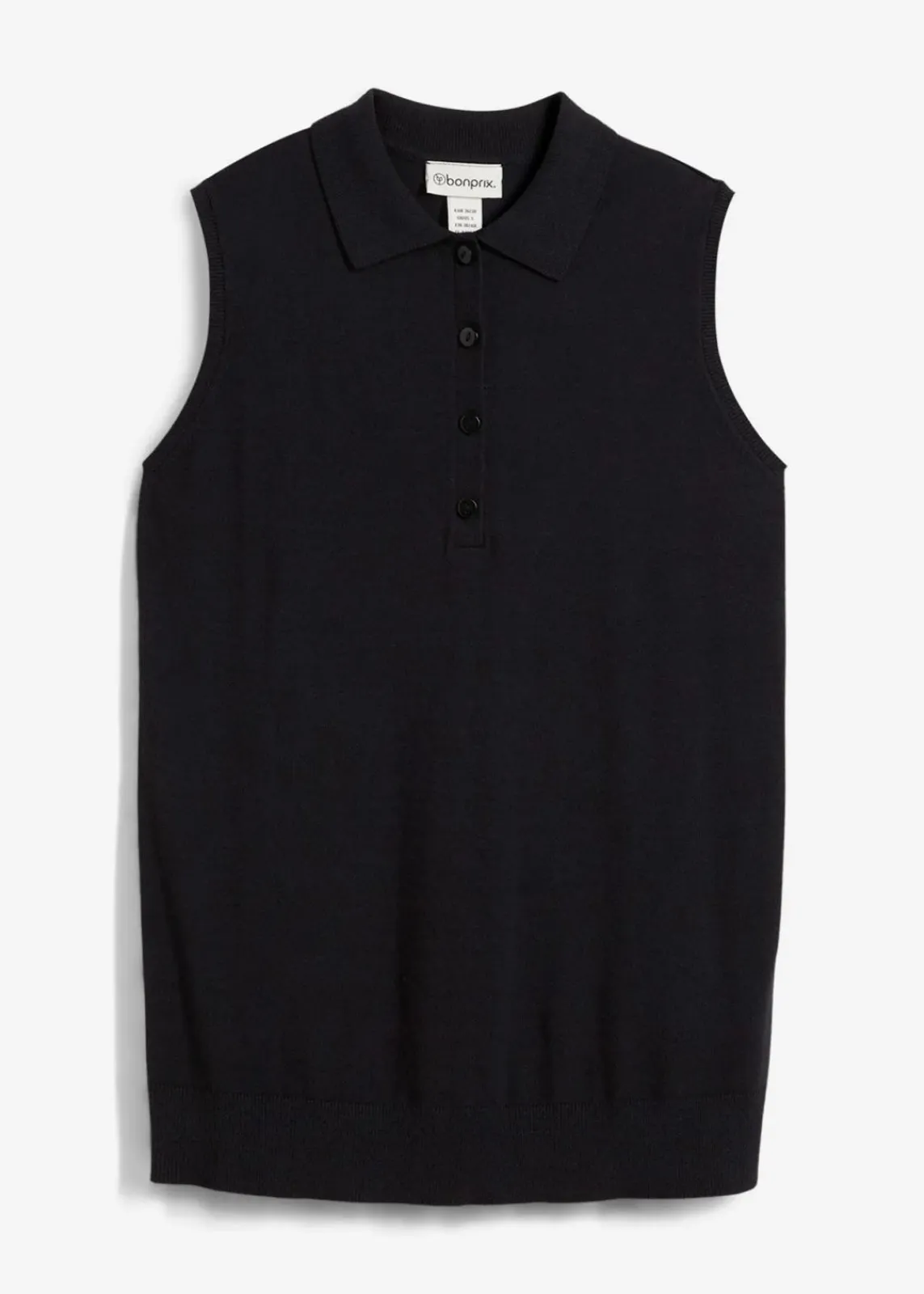 bonprix Shirts & Tops|Basics^Stricktop schwarz