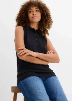 bonprix Shirts & Tops|Basics^Stricktop schwarz